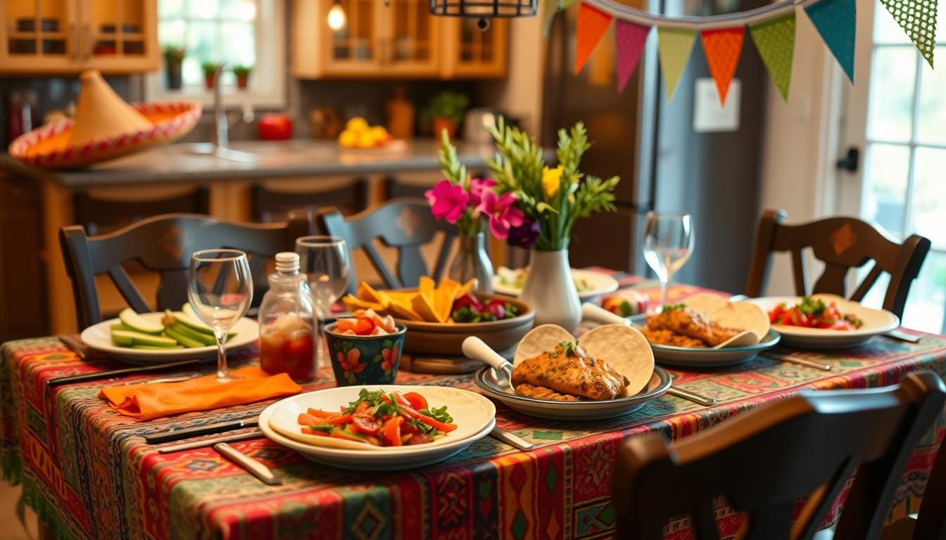 creative dinner themes, themed meal nights, healthy twists