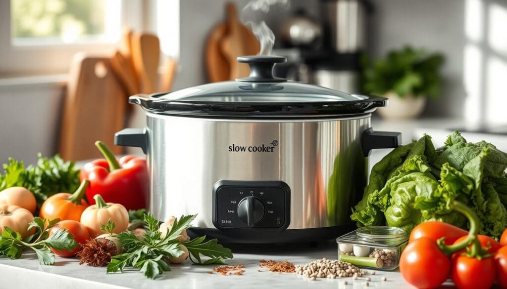 slow cooker dinners, set-it-and-forget-it meals, healthy convenience