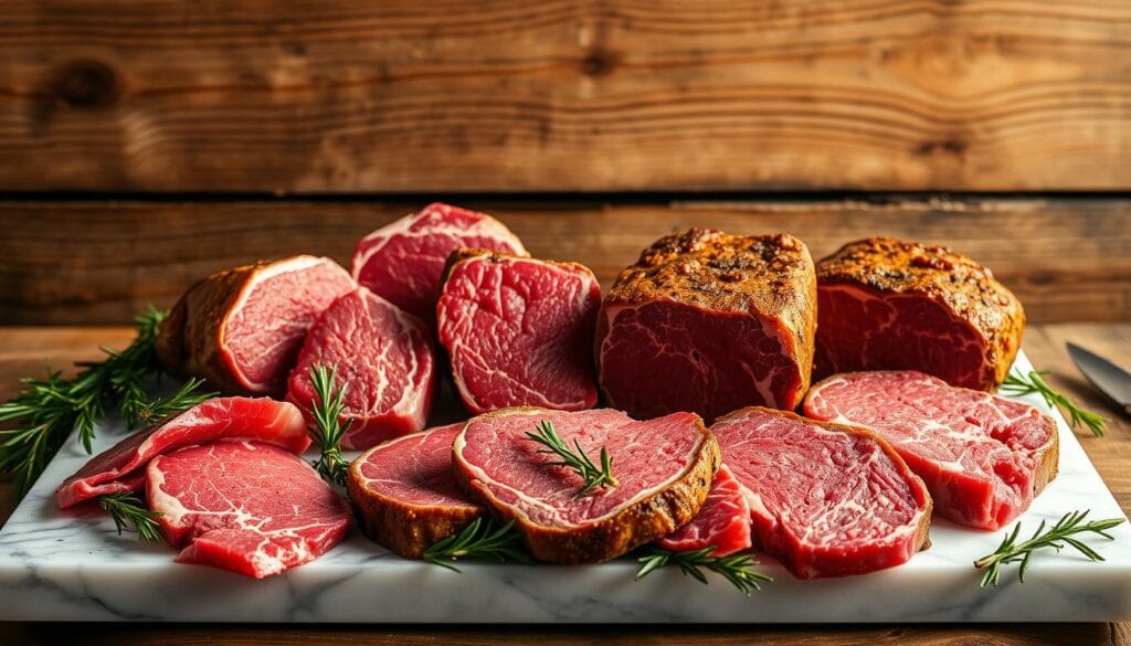 Perfect beef wellington cut of meat