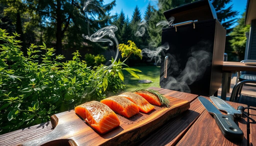 how do you smoke salmon