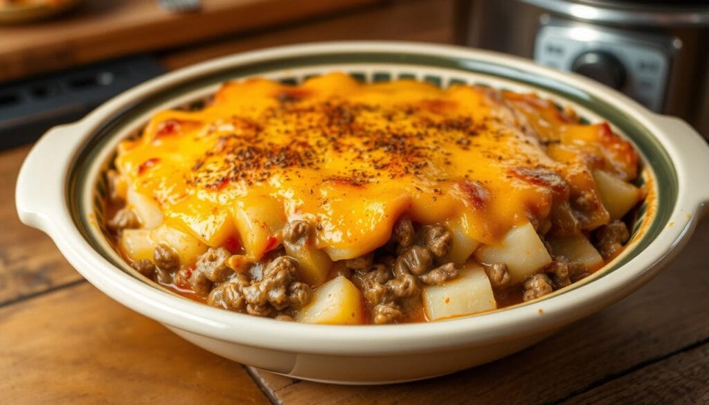 Crock Pot Hamburger Potato Casserole Crock Pot Hamburger Potato Casserole