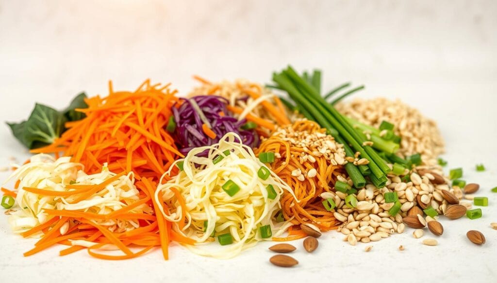 Ramen Cabbage Salad ingredients Ramen Cabbage Salad ingredients