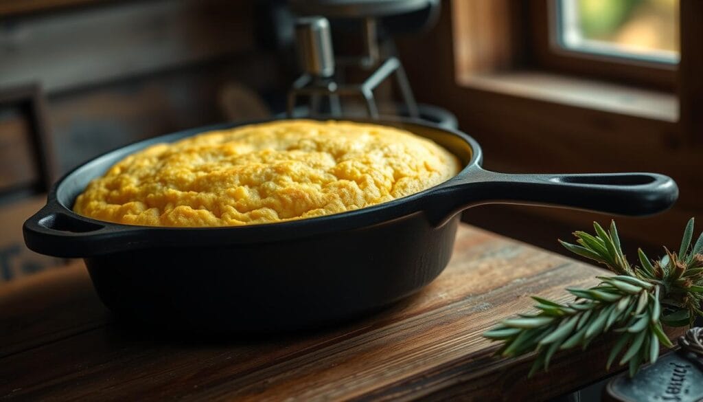 cast iron skillet baking Cornbread Muffins