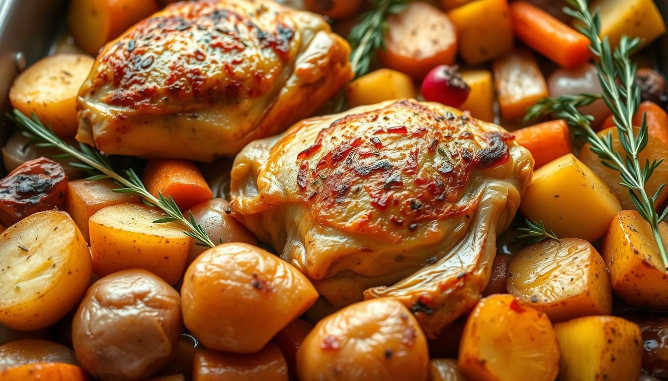 chicken and potato dish