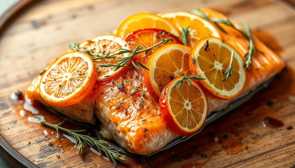 citrus herbs baked salmon citrus herbs baked salmon