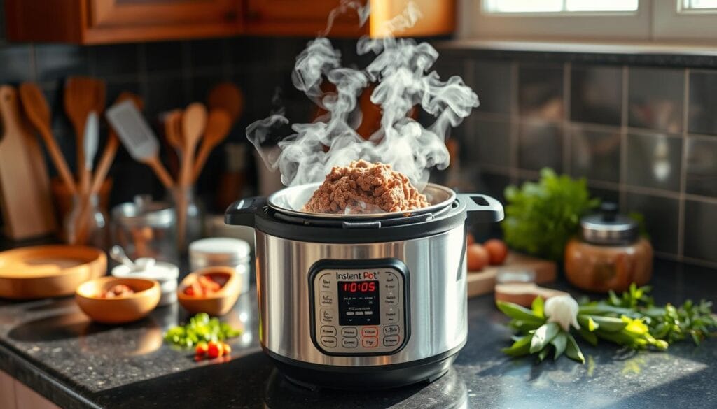 cooking frozen ground beef in instant pot cooking frozen ground beef in instant pot