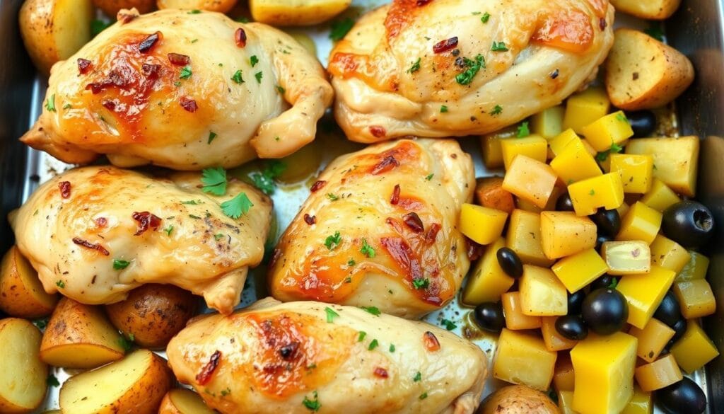 gluten free chicken tray bake recipe