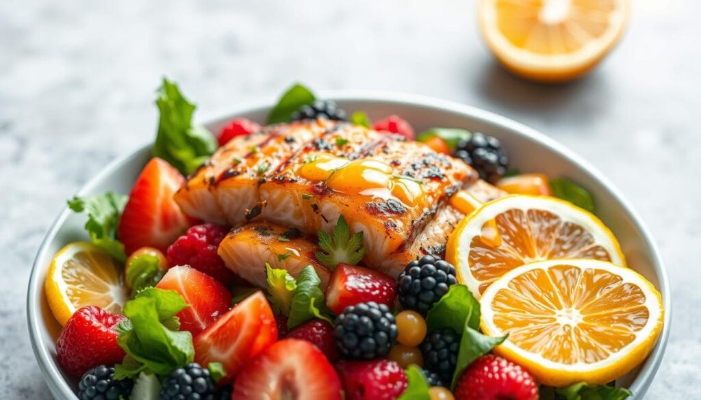 gluten free salmon berry salad recipe gluten free salmon berry salad recipe