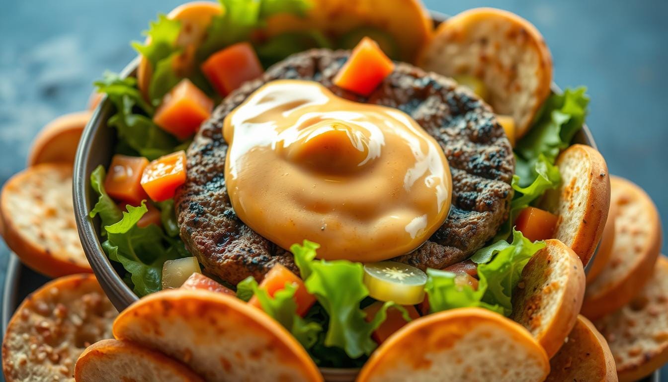 healthy big mac bowl