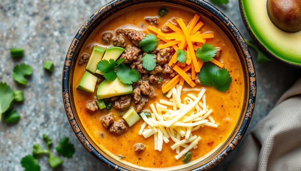 keto taco soup with ground beef keto taco soup with ground beef