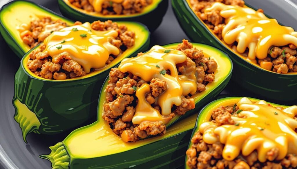 low carb stuffed zucchini with ground beef low carb stuffed zucchini with ground beef