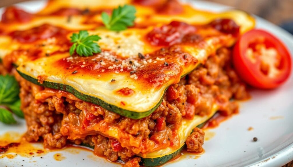 low carb zucchini lasagna with ground beef low carb zucchini lasagna with ground beef