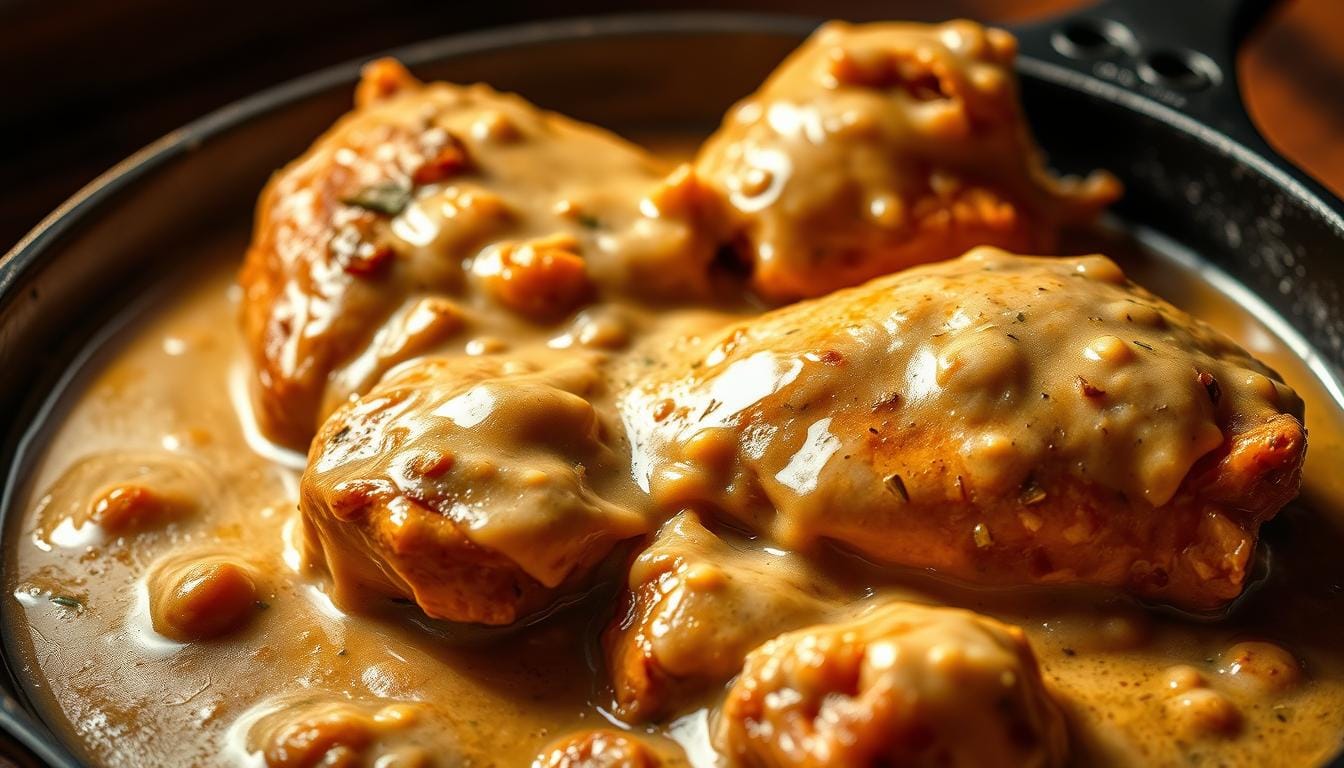 smothered chicken and gravy