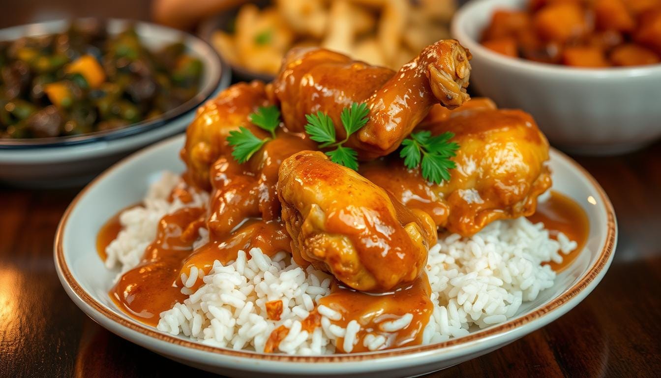 soul food smothered chicken