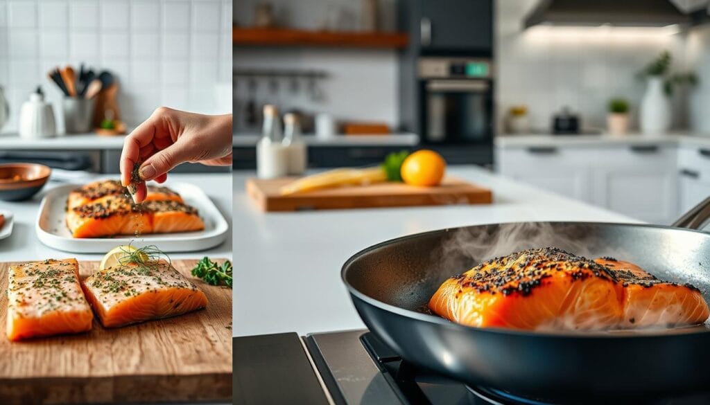 step-by-step salmon cooking step-by-step salmon cooking