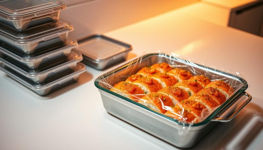 storing salmon sushi bake storing salmon sushi bake