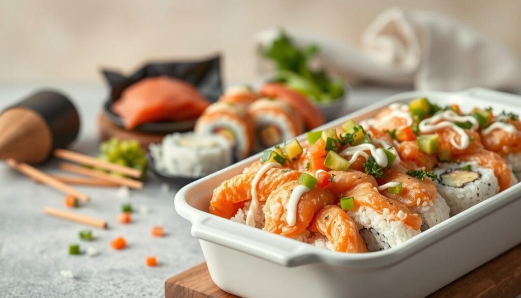 sushi bake recipe sushi bake recipe