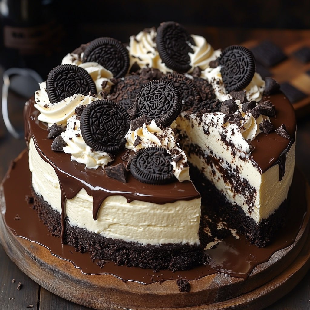 Oreo cheesecake